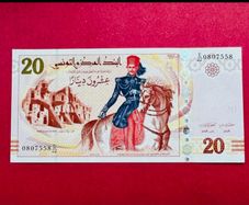 Tunisia  20 Dinars. 2011. Pick  93b