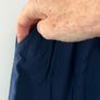 Navy wide trousers Image 4