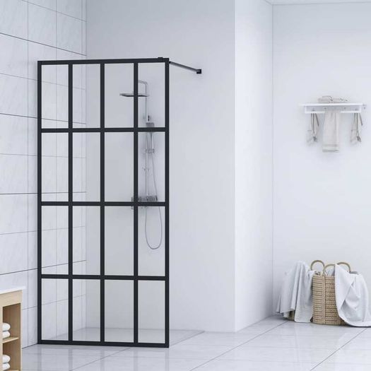 Walk-in Shower Screen Tempered Glass 118x190 cm