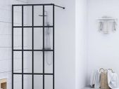 Walk-in Shower Screen Tempered Glass 118x190 cm