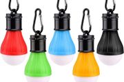 5 Pcs Camping Lights LED Tent Lights with Carabiner Clips Outdoor Mini Camping Lantern Portable LED Tent Lantern Lamp 3 Lighting Modes Hanging Light Waterproof Emergency Camping SOS Signal Light (FREE POSTAGE)