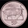 Ireland - 1998 - ERROR - 5 Pence - Bull - KM.28 - [2584] Image 2