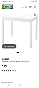 Ikea childs Kritter Table