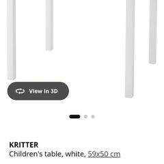 Ikea childs Kritter Table