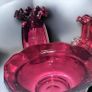 Royal Scot handmade cranberry glass lot Image 2