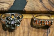 Silver  ring X 2