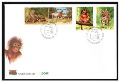 1998 Ireland Endangered Animals Commemorative Stamps An Post First Day Cover (FDC)