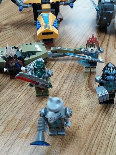 Lego Chimea vehicles and figures.