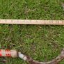 Vintage hand sickle Big primitive farm tools Vintage hand carved tool Image 6