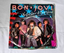 Bon Jovi , You Give Love A Bad Name 7" Vinyl (Original 1986 Picture Sleeve)