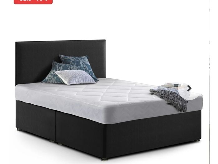 Classic Touch - Double Divan Bed With Mattress (4ft6)