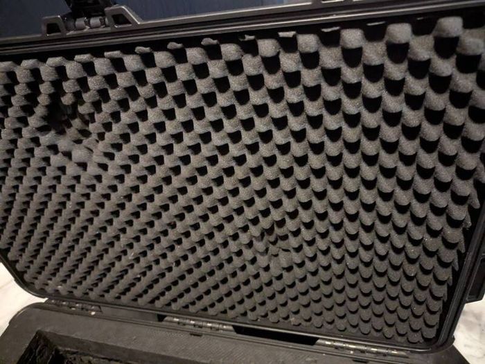 large  protective hard case on wheels