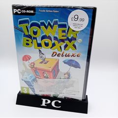Tower Bloxx Deluxe Pc Cd Rom Game - New Sealed - Rare Retro Gaming