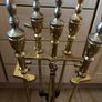 Vintage Brass Fireside Companion Set Image 4