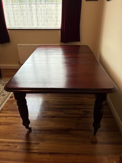 Mahogany dining table