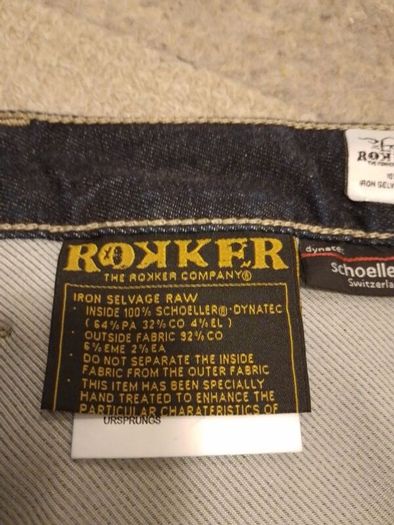 Rokker Iron Raw Selvedge Jeans