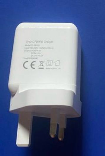 USB C Plug fast charger type C 18 Watt