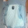 The North Face Ski Jacket | Light Blue Houndstooth | Faux Fur Hood - uk8-10 Image 10