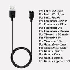 USB Charger Cable For Garmin Fenix 7 5 7X 6 6S 6X Forerunner 935 Vivoactive 3 4