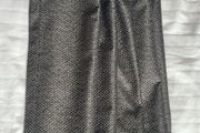 Dark grey eyelet curtains &amp; 2 matching cushion covers