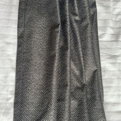 Dark grey eyelet curtains