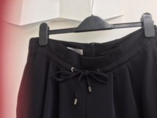 Black "PAPERBAG" TUZZI pants size 12/38 (30" leg)