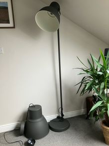 HEKTAR Ikea - 2 dark grey lamps