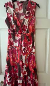 100% Silk Long Dress