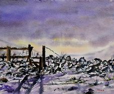 Wicklow way watercolour