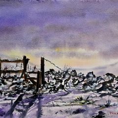 Wicklow way watercolour