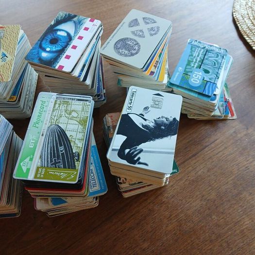 600 plus Phone cards from all around the world.  Great collection.