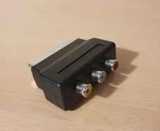SCART - RCA Adapter Converter Video Audio Composite