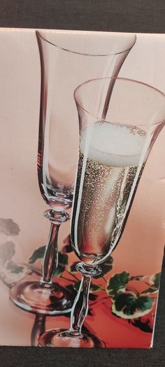 Bohemia Angela 6 Champagne Flute in box.