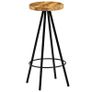 Bar Chairs 4 pcs Solid Mango Wood Image 4