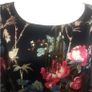 Monsoon Black Silk Multicoloured Floral Sequin Detail Tunic Shift  Dress Uk 12 Including Postage Image 4