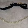 Pearl & Ribbon Vintage Style Necklace Image 2