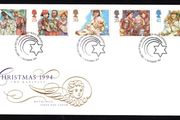 1994 Great Britain Christmas Commemorative Stamps Royal Mail Addressed Stamp First Day Cover (FDC).