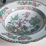 Reduced Antique Coalport China Indian Tree 9.5  inch plate or dish with Scalloped Rim Image 2