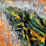 Abstract Gecko Natures Hidden Textures 40x40cm on Canvas Image 7