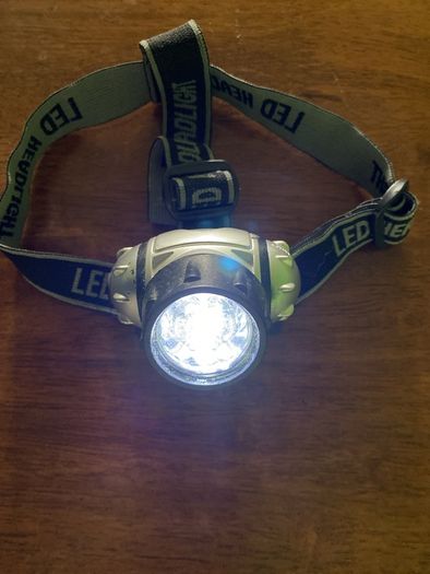 Led head lights straps