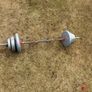 35kg Weights with 5ft Barbell and clips Image 3