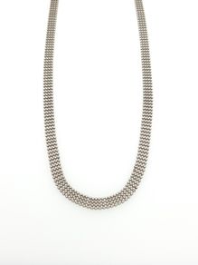 Vintage 925 Sterling Silver Signed Italian Ball Link Chain