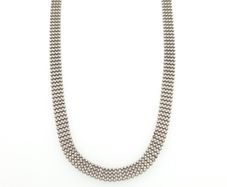 Vintage 925 Sterling Silver Signed Italian Ball Link Chain
