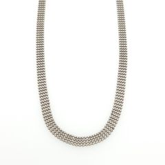 Vintage 925 Sterling Silver Signed Italian Ball Link Chain