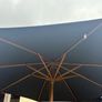 Diameter 3m Solid hardwood Garden Parasol with heavy-duty Base Image 6