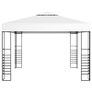 Garden Marquee with String Lights 3x3 m White Image 3