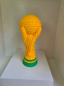 Handmade World Cup Trophy Replica Brazil Edition