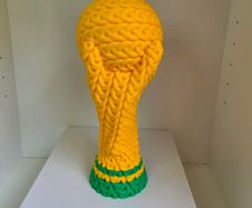 Handmade World Cup Trophy Replica Brazil Edition