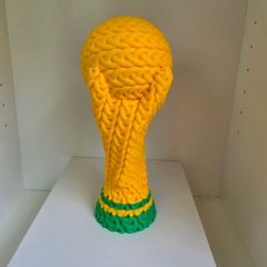 Handmade World Cup Trophy Replica Brazil Edition