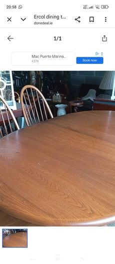 Ercol dining table